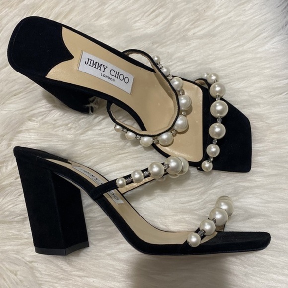 New Jimmy Choo Amara Embellished slide sandal‎ size 38.5EU - Picture 11 of 14